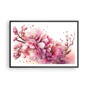 Poster in black frame - Land of Cherry Blossoms - 91x61 cm