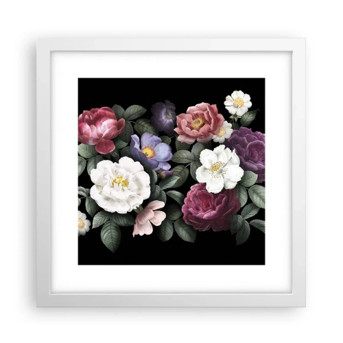 Poster in white frmae - From an English Garden - 30x30 cm