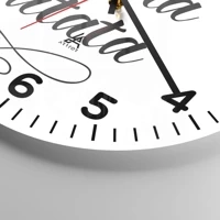 Clock face with numbers