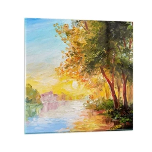 Glass picture - Et In Arcadia Ego - 70x70 cm