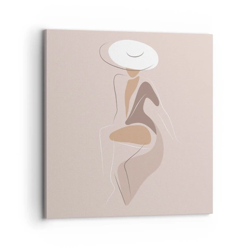 Canvas picture - Being a Lady - 70x70 cm