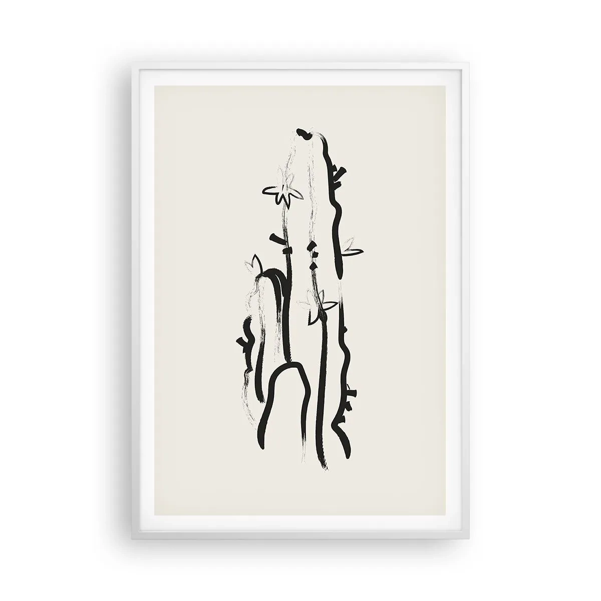 Poster in white frmae - Blooming Herb - 70x100 cm