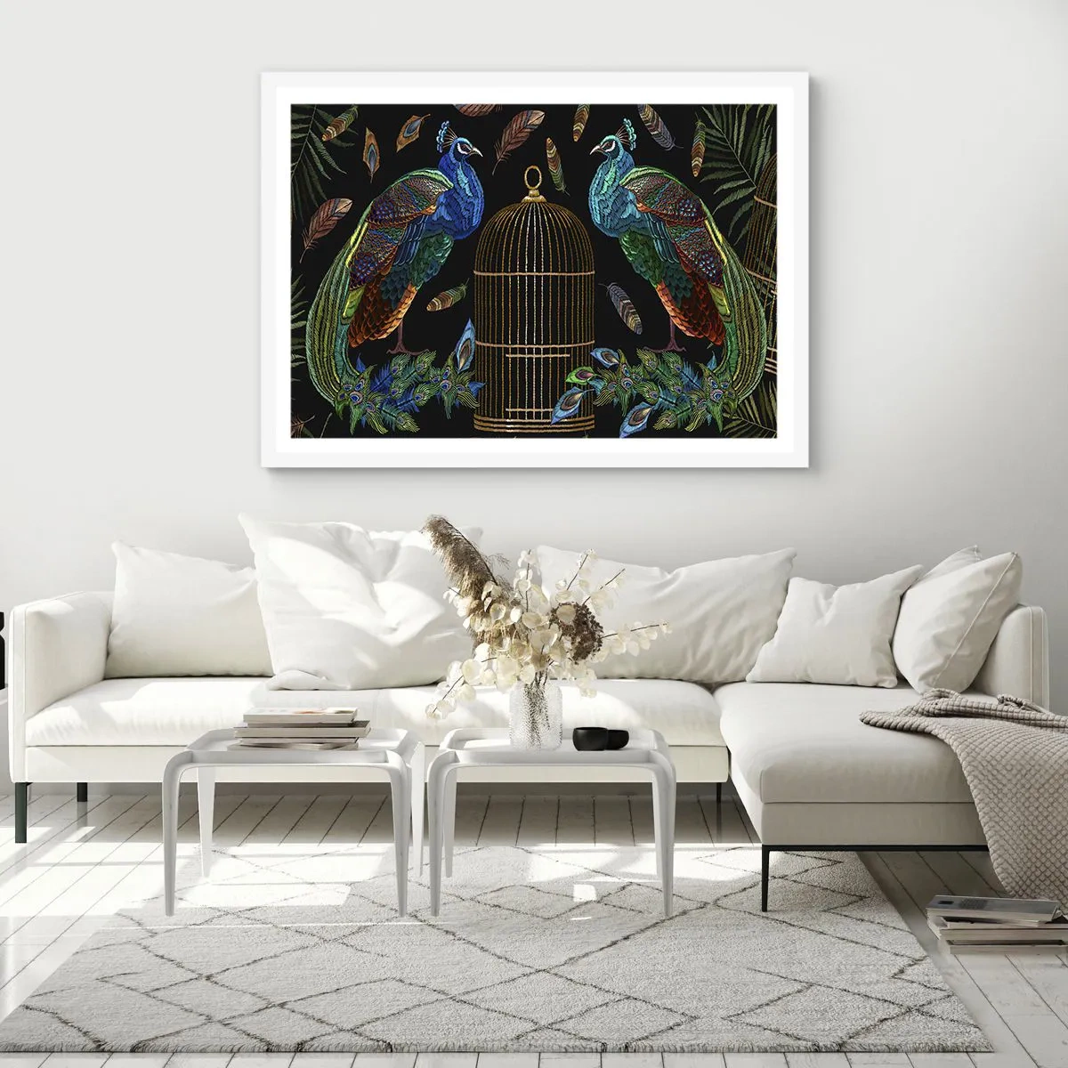 Poster in white frmae - In Royal Robes - 70x50 cm