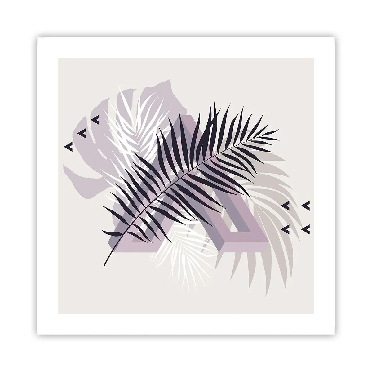 Poster - Shadow of a Shadow - 50x50 cm