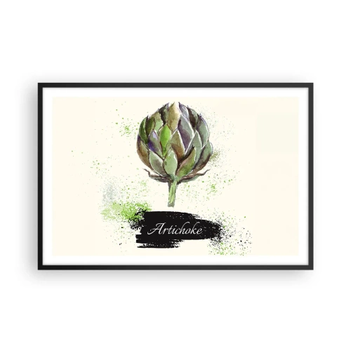 Poster in black frame - Eviva Vegetables! - 91x61 cm