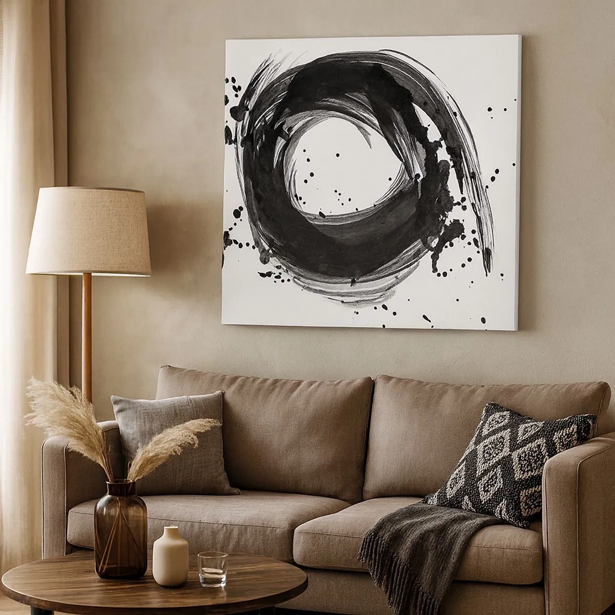 Canvas picture - Whirl of Creation - 30x30 cm