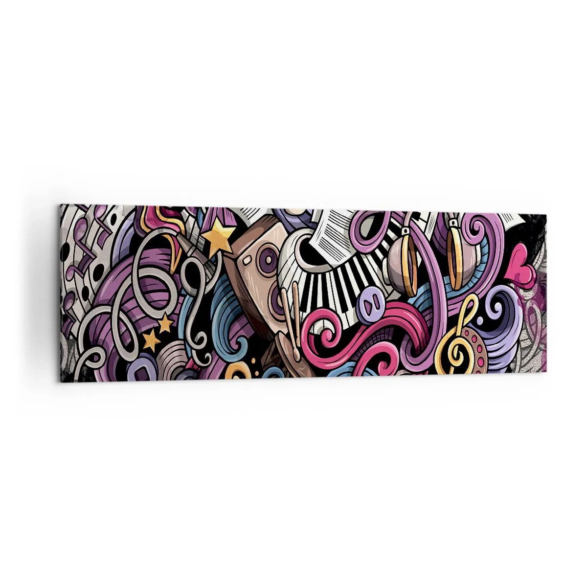 Canvas picture - Complicated Melody - 160x50 cm