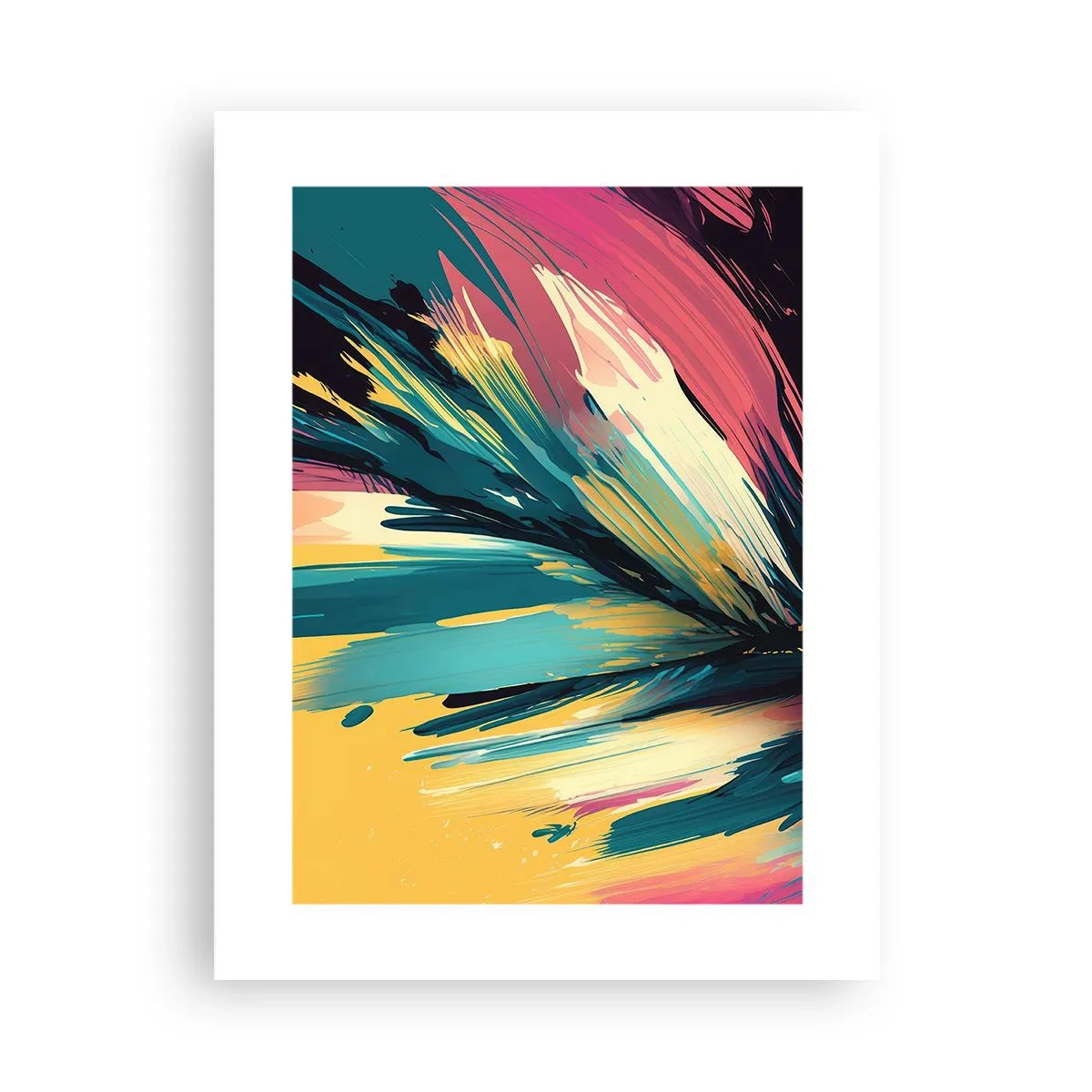 Poster - Composition -Explosion of Joy - 30x40 cm