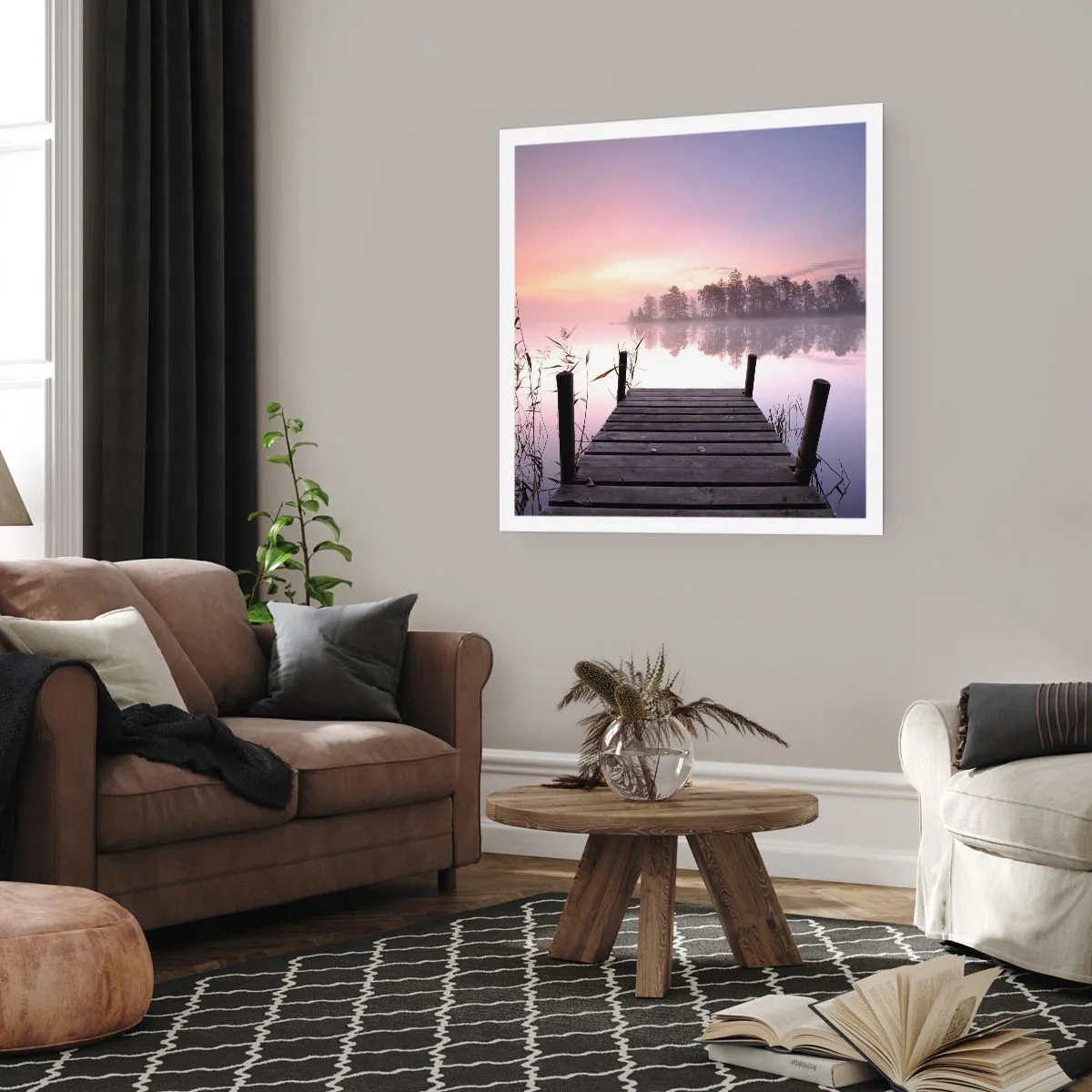 Poster - Out from a Lilac Fog… - 40x40 cm