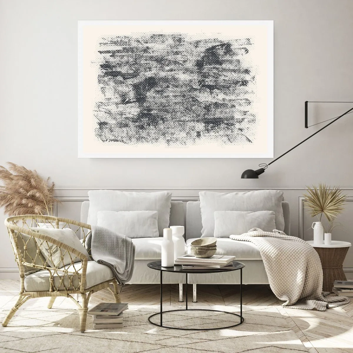 Poster - Foggy Composition - 40x30 cm