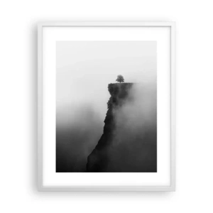 Poster in white frmae - On the Edge of the World - 40x50 cm