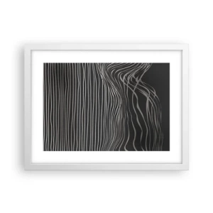 Poster in white frmae - Rhythm and Accent - 40x30 cm