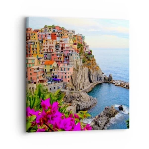 Canvas picture - Laughing City - 30x30 cm