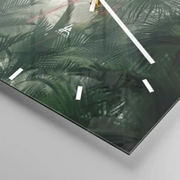 Clock face with lines