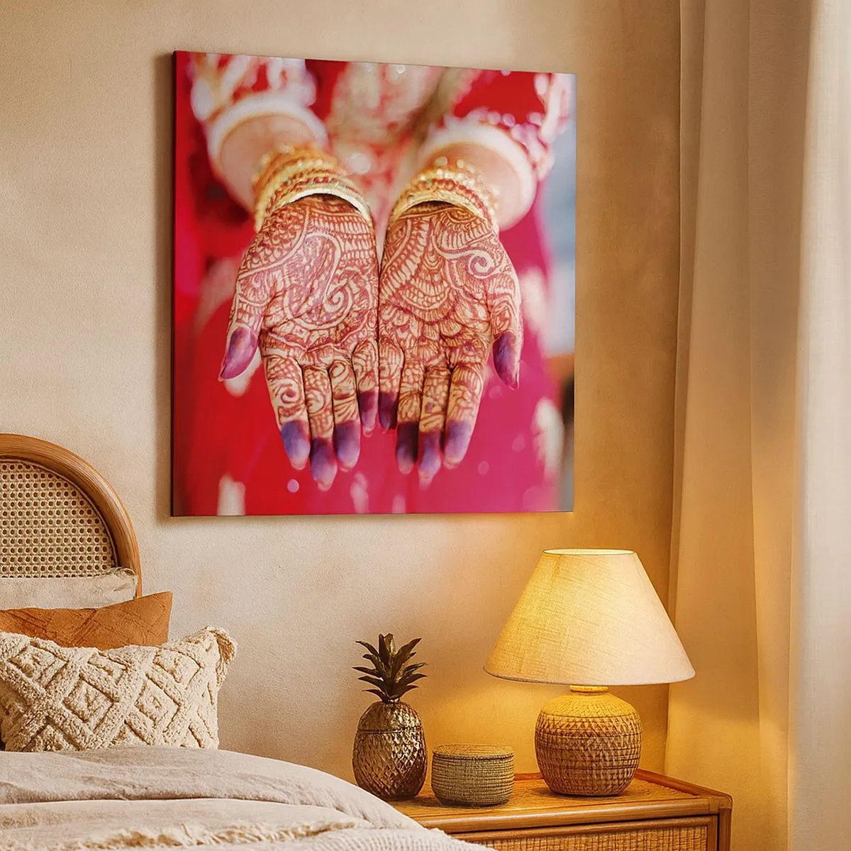 Canvas picture - Readt to Catch Happiness - 30x30 cm