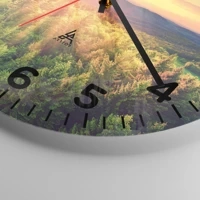 Clock face with numbers