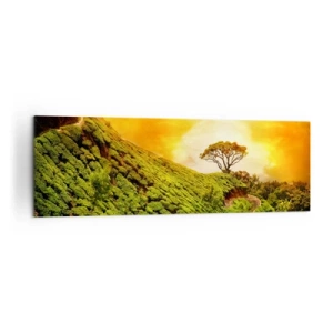 Canvas picture - Winding Path, Green Slope - 160x50 cm