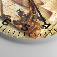 Clock face with numbers