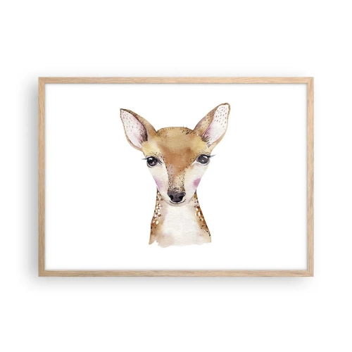 Poster in light oak frame - Nature of Innocence - 70x50 cm