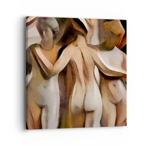 Canvas picture - Three Graces 2.0 - 40x40 cm