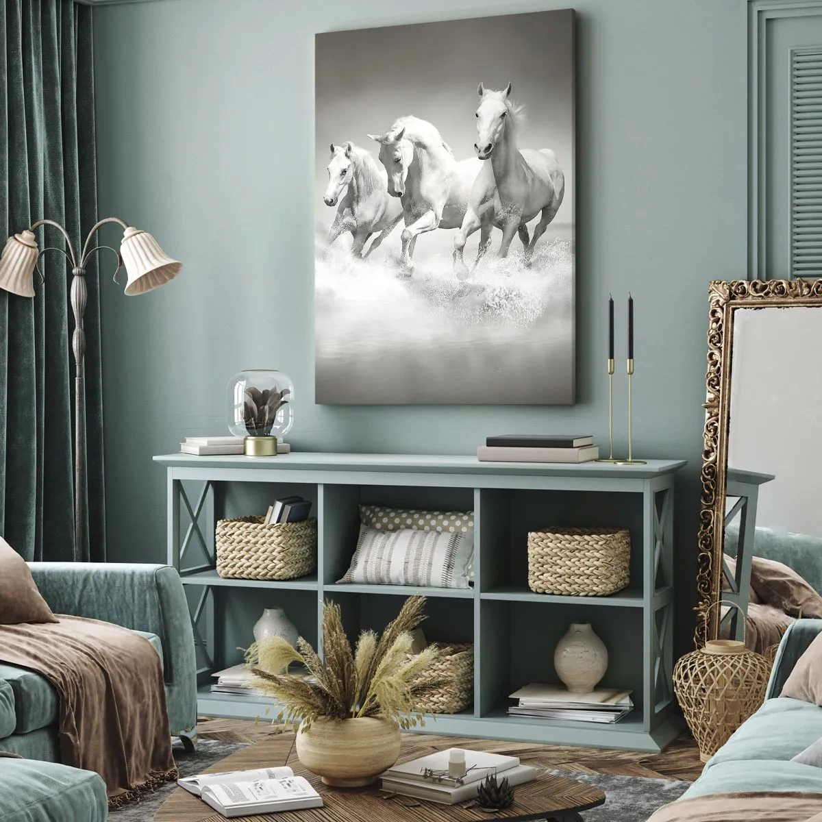Canvas picture - White Madness - 50x70 cm