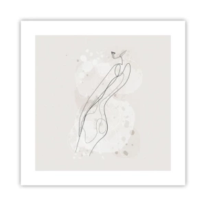 Poster - One Look Will Not Be Enough - 40x40 cm