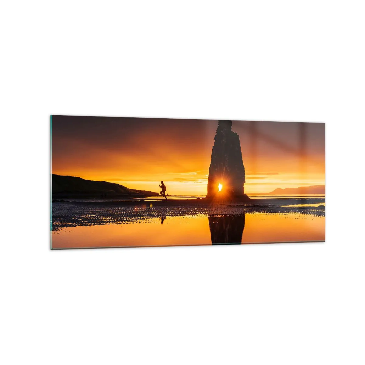 Glass picture - Only You and Nature - 120x50 cm