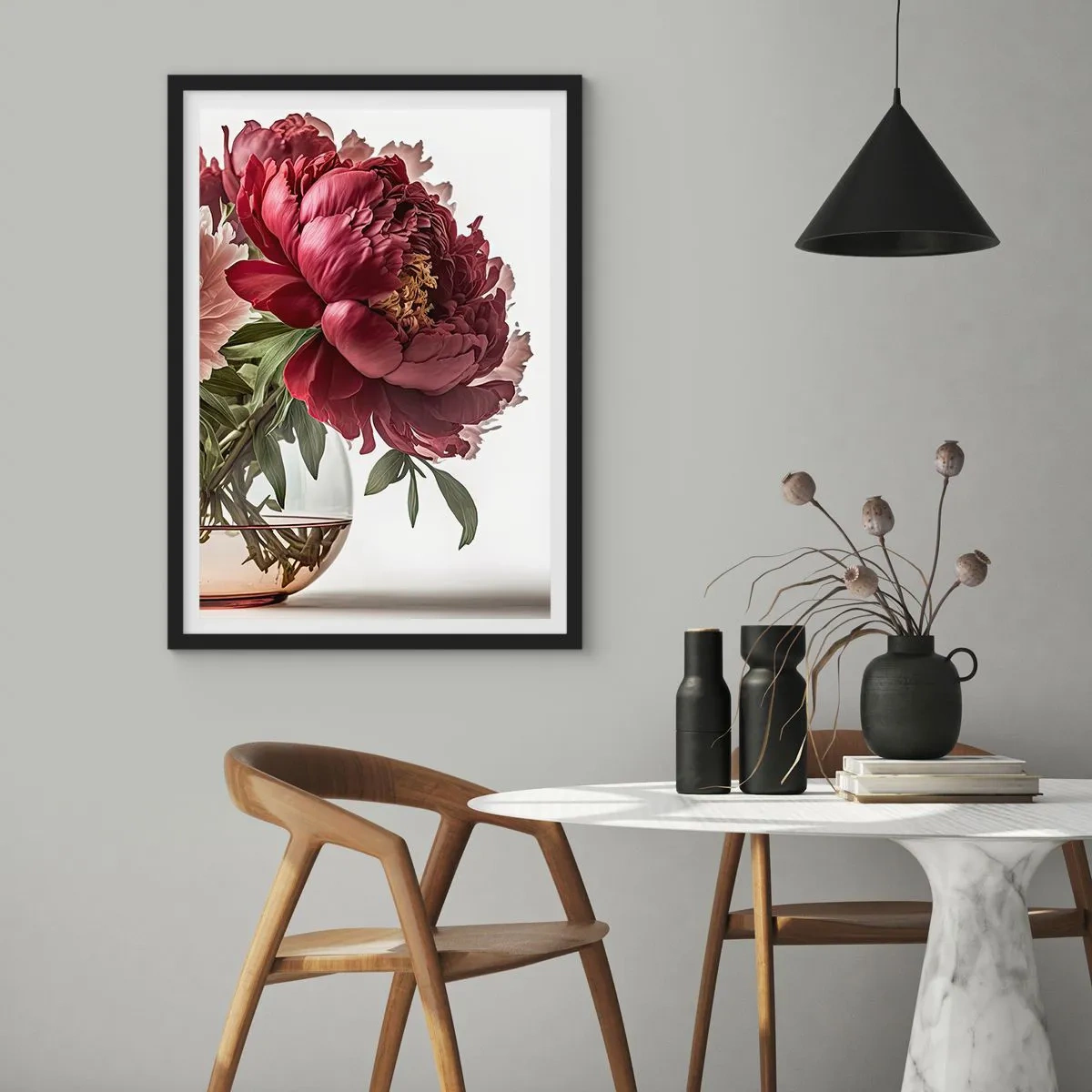 Poster in black frame - In Full Bloom of Beauty - 61x91 cm