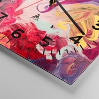 Clock face with numbers