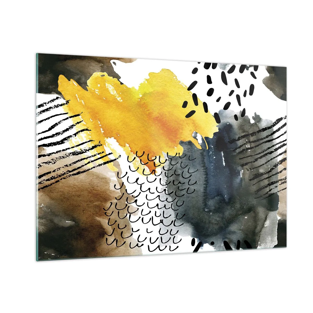 Glass picture - Meeting of Elements - 100x70 cm