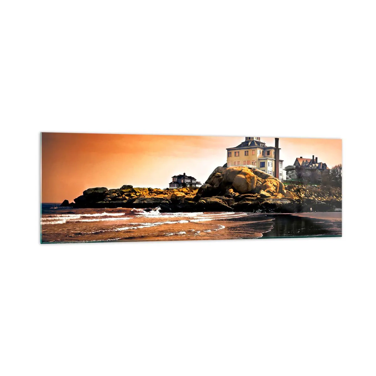 Glass picture - Elegance of a West Coast - 160x50 cm