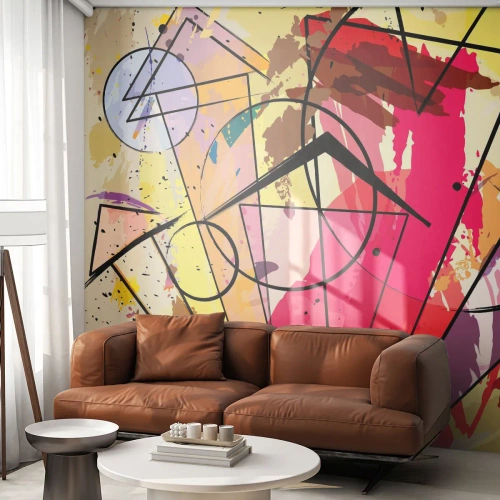 Self-Adhesive Photo Wallpaper Deluxe Sticker - Explosion - Abstraction, Piece, Graphics - 450x315 cm