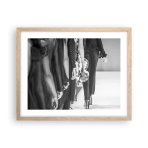 Poster in light oak frame - Stylish Parade - 50x40 cm