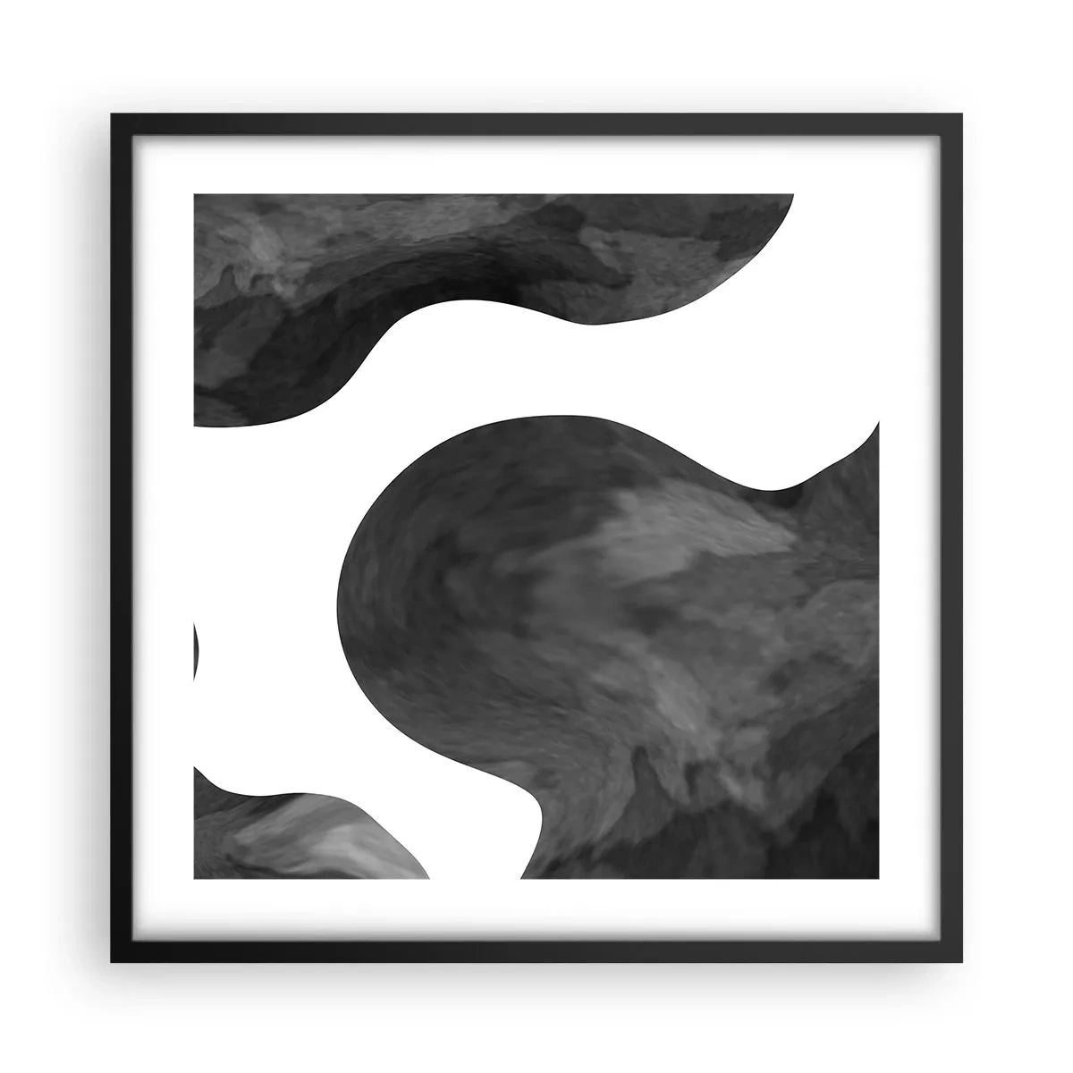 Poster in black frame - Milky Way - 50x50 cm