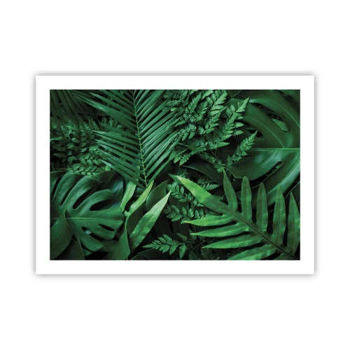 Poster - In a Green Hug - 70x50 cm