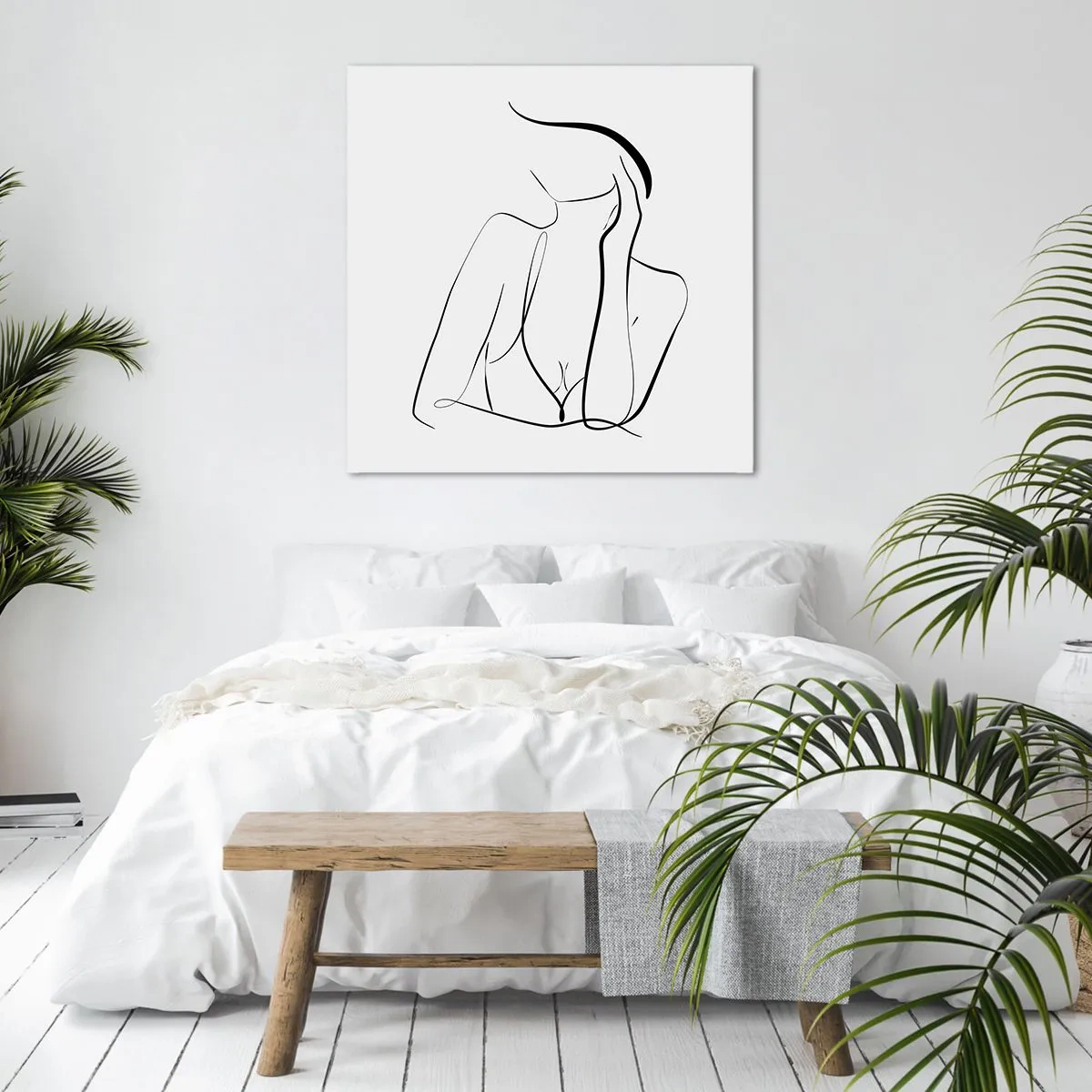 Canvas picture - On Waves of Dreams - 40x40 cm