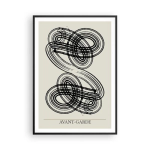 Poster in black frame - Spontaneous Result - 70x100 cm