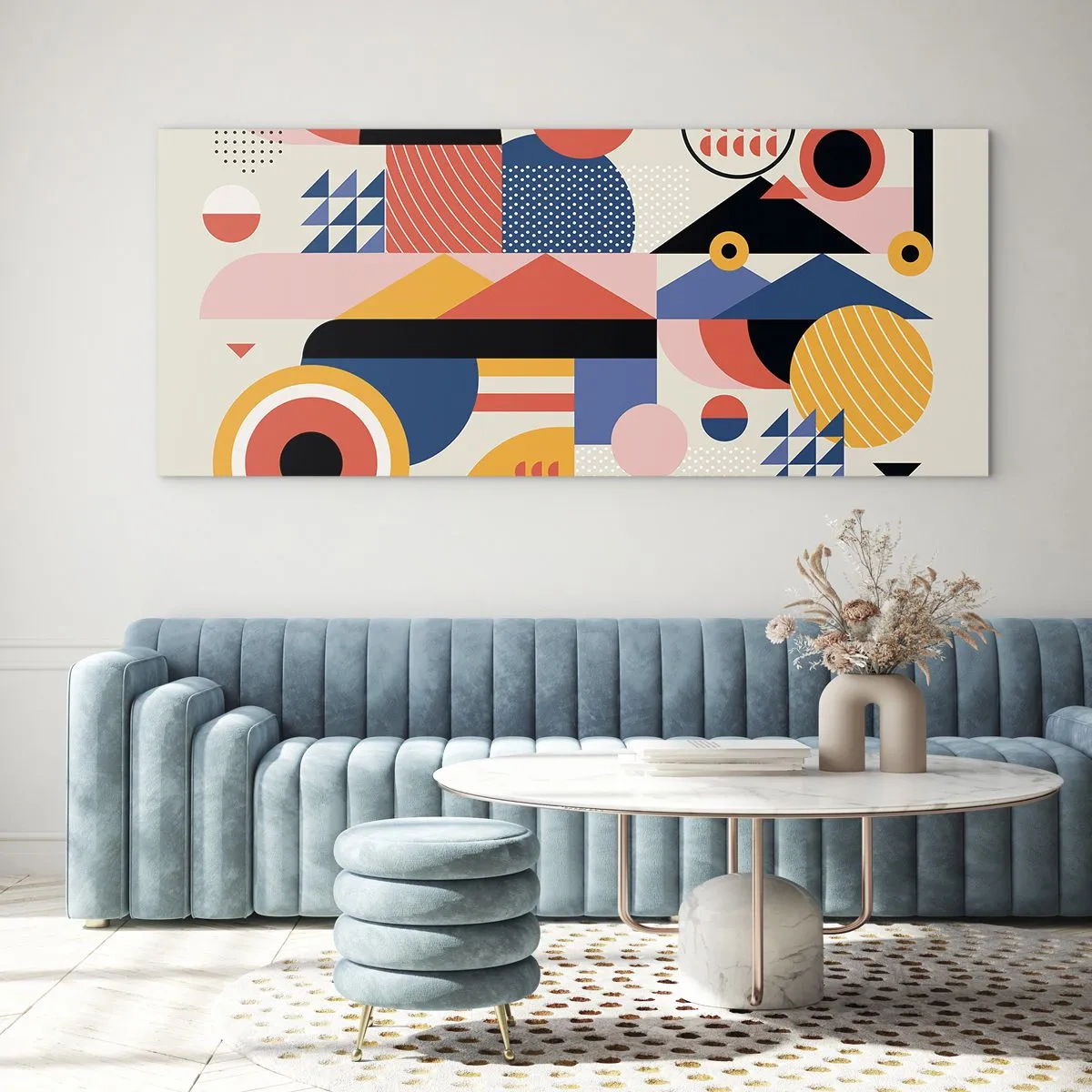 Glass picture - Composition: Have Fun - 120x50 cm