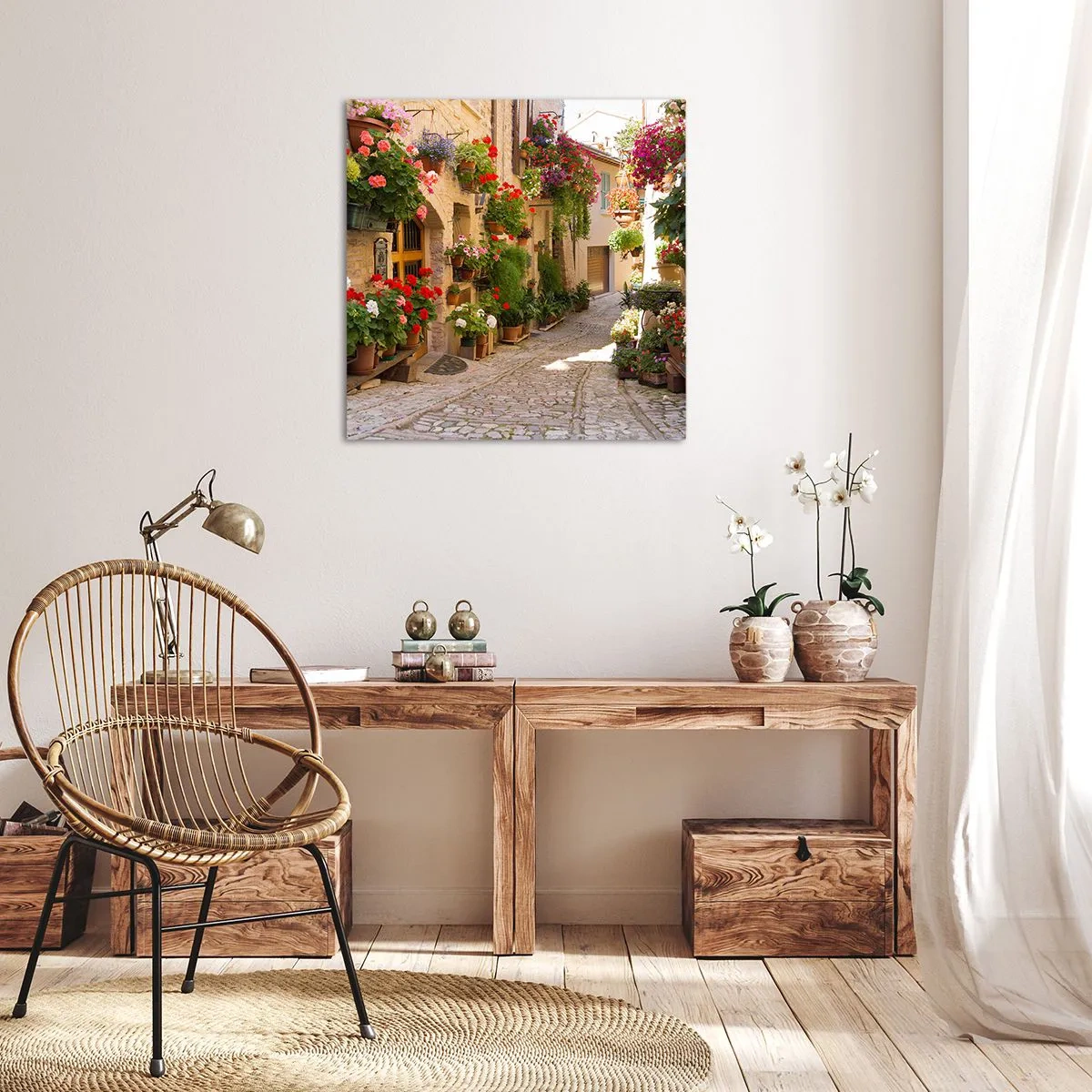 Canvas picture - Flood of Flowers - 60x60 cm