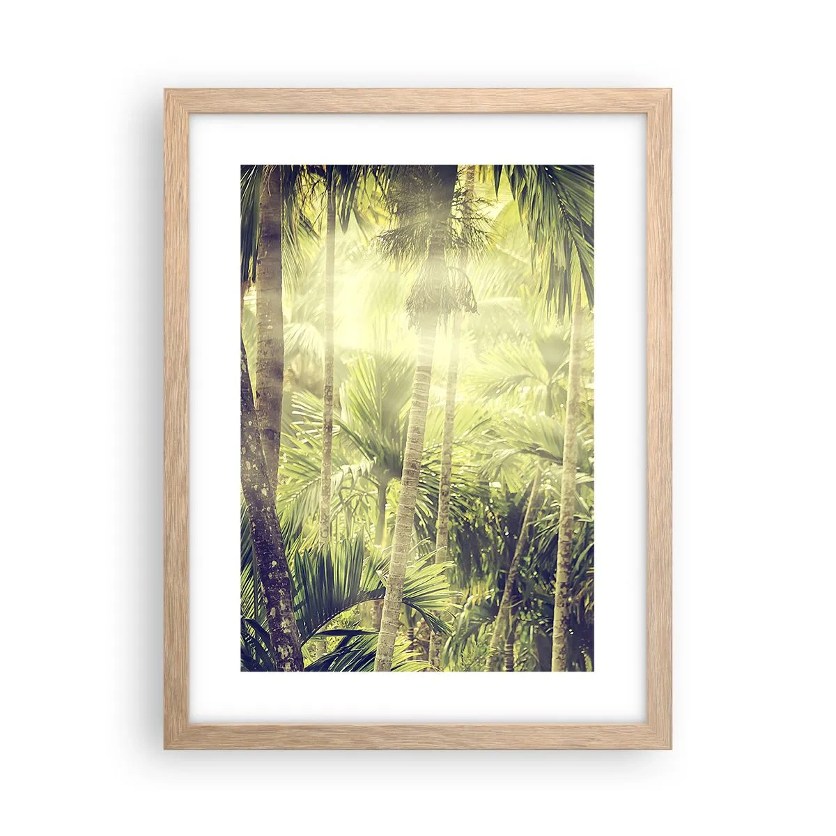 Poster in light oak frame - In Green Heat - 30x40 cm