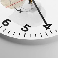 Clock face with numbers