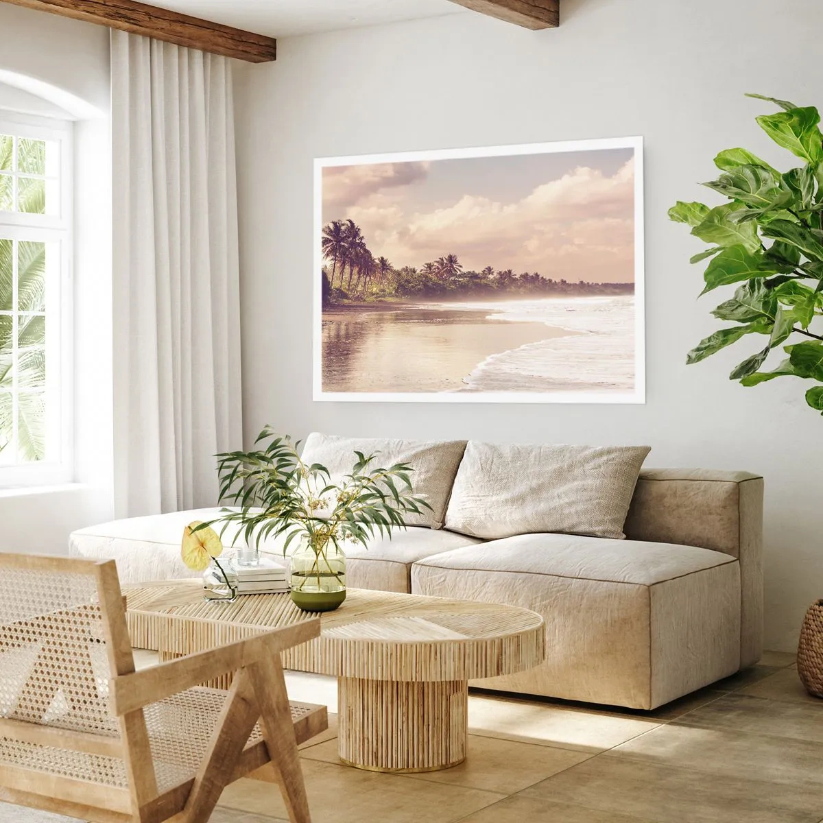 Poster - Caress of the Waves - 91x61 cm