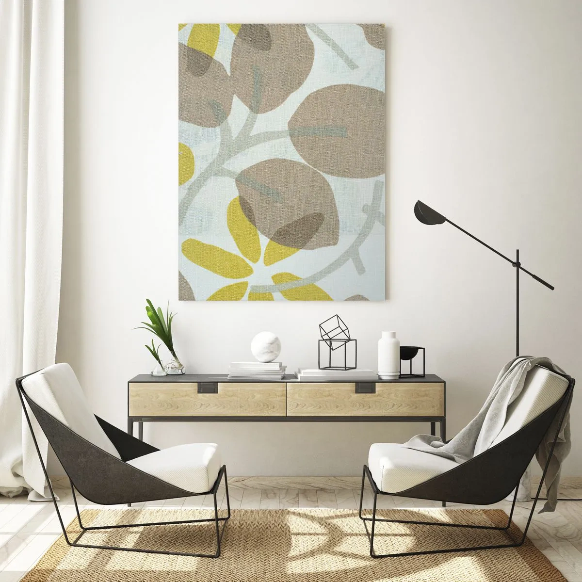 Glass picture - Composition in Full Sunlight - 50x70 cm