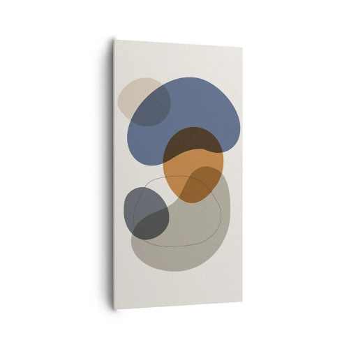 Canvas picture - Drops of Colours - 65x120 cm