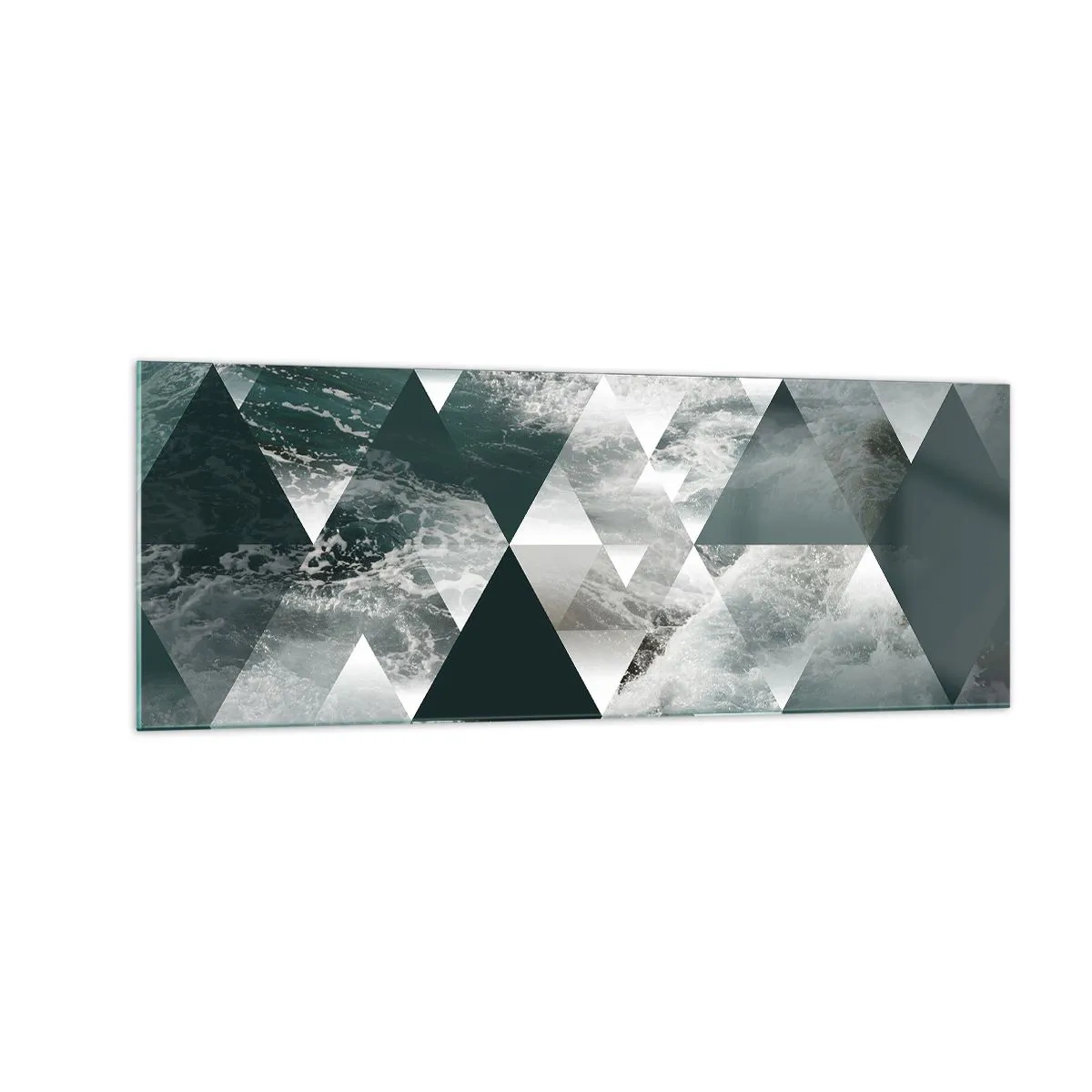 Glass picture - Crystal Perspective - 140x50 cm