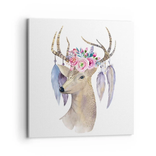 Canvas picture - Guide of the Soul - Gentle, Innocent - 70x70 cm