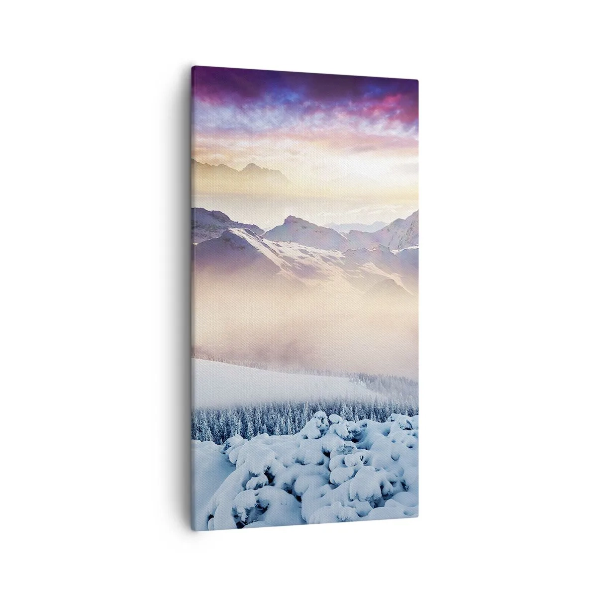 Canvas picture - Power and Purity of Nature - 55x100 cm