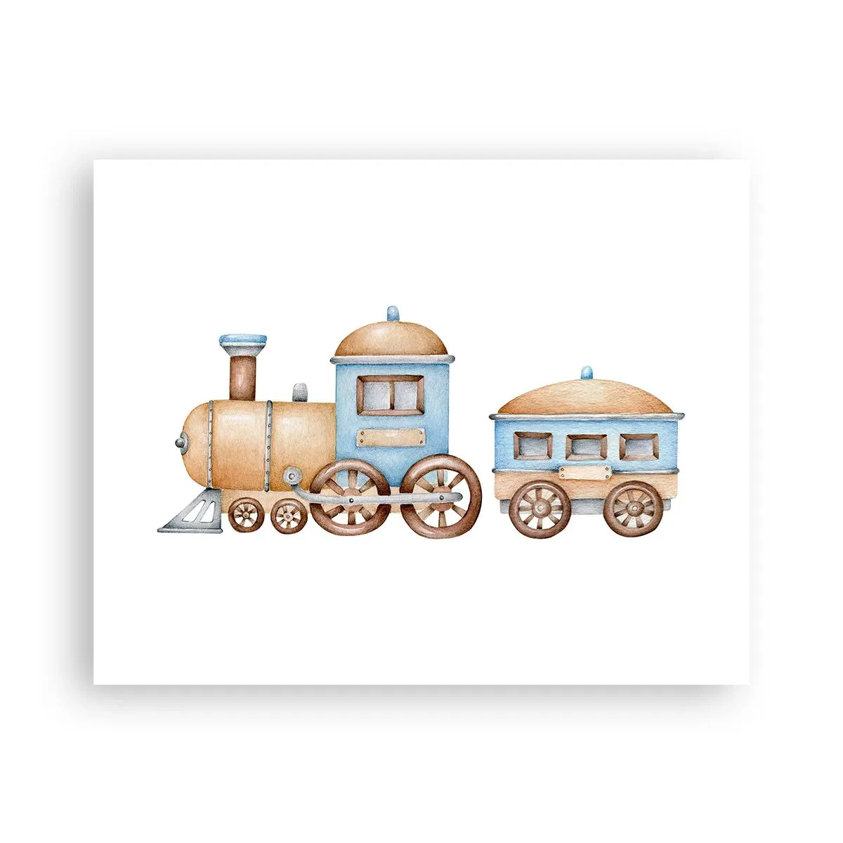 Poster - Standing at the Station… - 50x40 cm