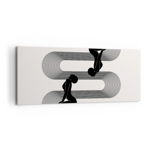Canvas picture - Sensual Symmetry - 120x50 cm
