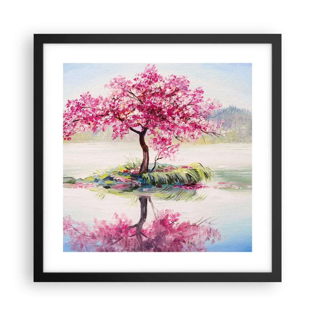 Poster in black frame - Spring Holiday - 40x40 cm